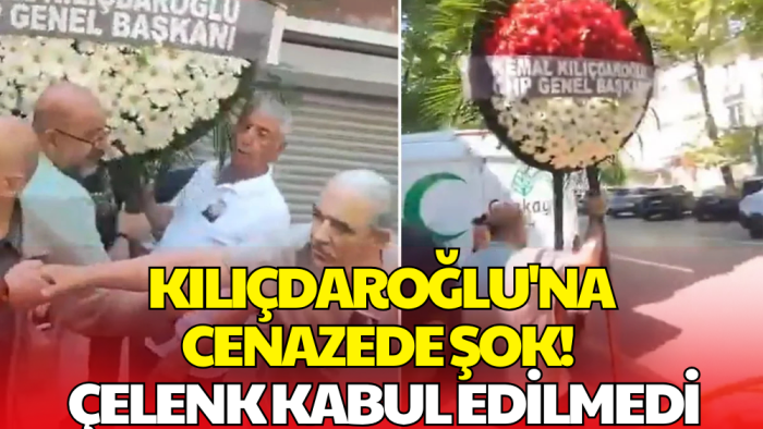 Ahmet Telli'nin Cenazesinde Olay! Kılıçdaroğlu'nun Çelengi İçeri Alınmadı